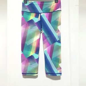 Victoria's Secret Sport Rainbow Capri Leggings